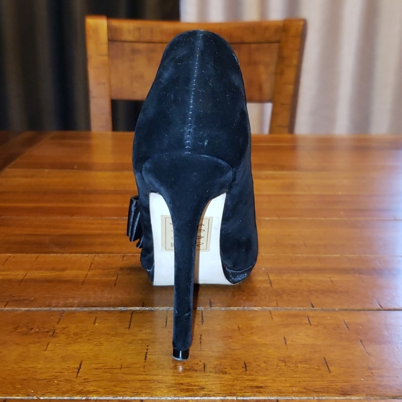 Madison black suede high heels - Picture 7 of 10